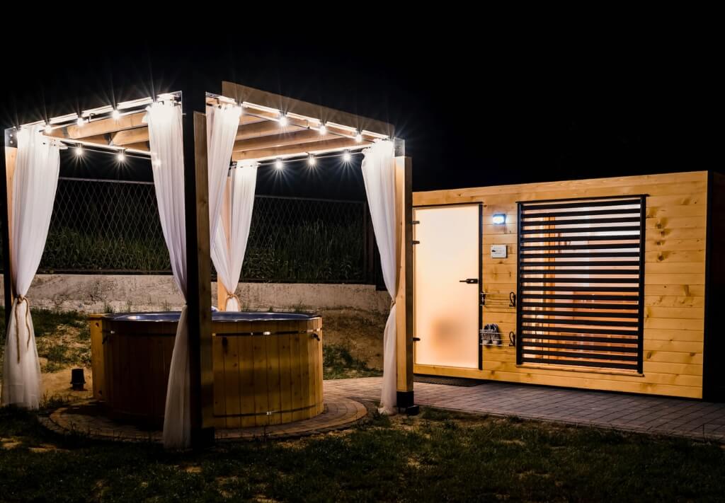 sauna i balia hotelowa Willa ŻeglarSKI Kluszkowce